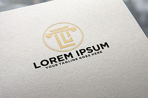 Law firm Attorney Letter LL logo, a Branding & Logo Template by REDVY CREATIVE