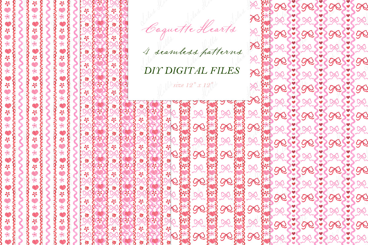 Valentines Day Coquette Bows Heart, a Graphic by LABFcreations (Photo 4 of 4)