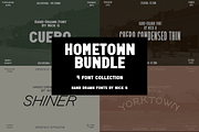 Hometown Font Bundle, a Font by nickqtx (Thumbnail 1 of 9)