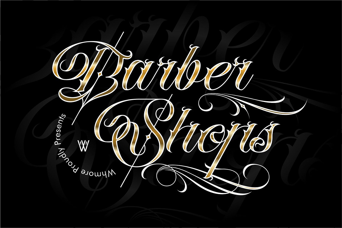 Ulgiora Edgy and  Luxurious Tattoo, a Script Font by WhymoreArt (Photo 2 of 12)