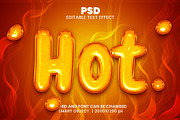 Hot 3D Text Effect Font, a Layer Style Add-On by bdrobin (Thumbnail 1 of 2)