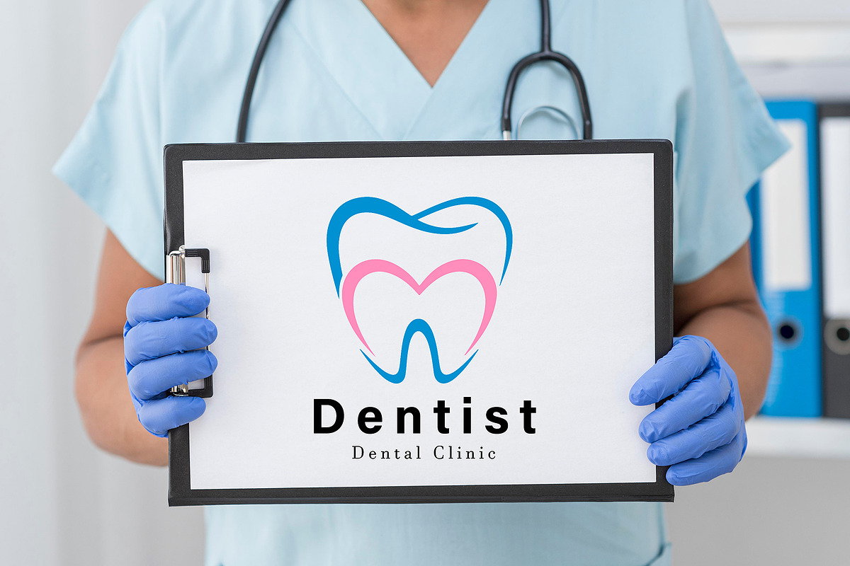 Minimalist Dentist Logo Design, a Branding & Logo Template by YUDesignStore (Photo 7 of 7)