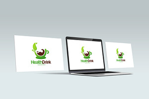 Health Drink Logo Designs Concept