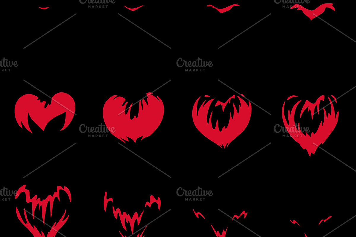 Sprite Sheets Heart. Ready for games, an Illustration by YashkovskiyMD