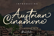 Austrian Cinamone Handwritten Font, a Handwritten Font by Basnistudio (Thumbnail 1 of 9)