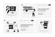 Animated Shopping Illustration Art, a Person Illustration by Prosymbols (Thumbnail 3 of 6)
