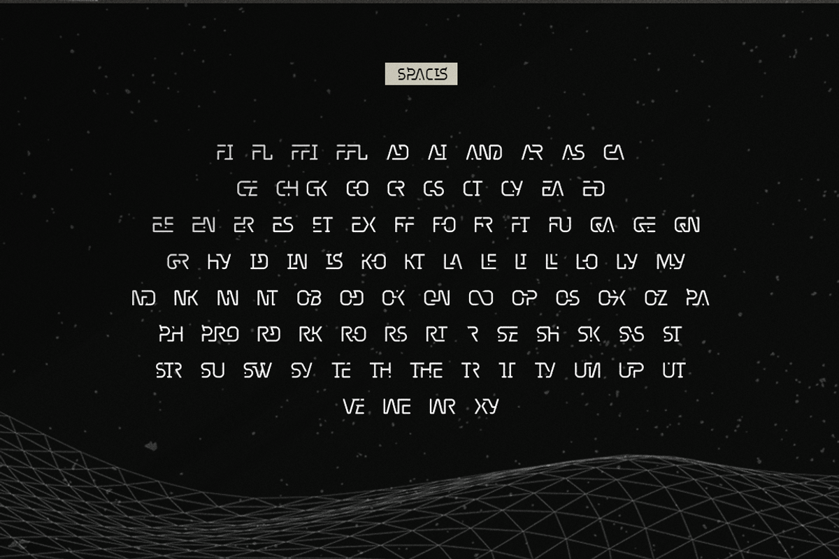 Spacis - Futuristic Font, a Sans Serif Font by Grontype (Photo 10 of 10)
