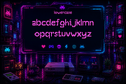 PIXELVOLT Display Typeface, a Sans Serif Font by zerologicstudio (Thumbnail 5 of 8)