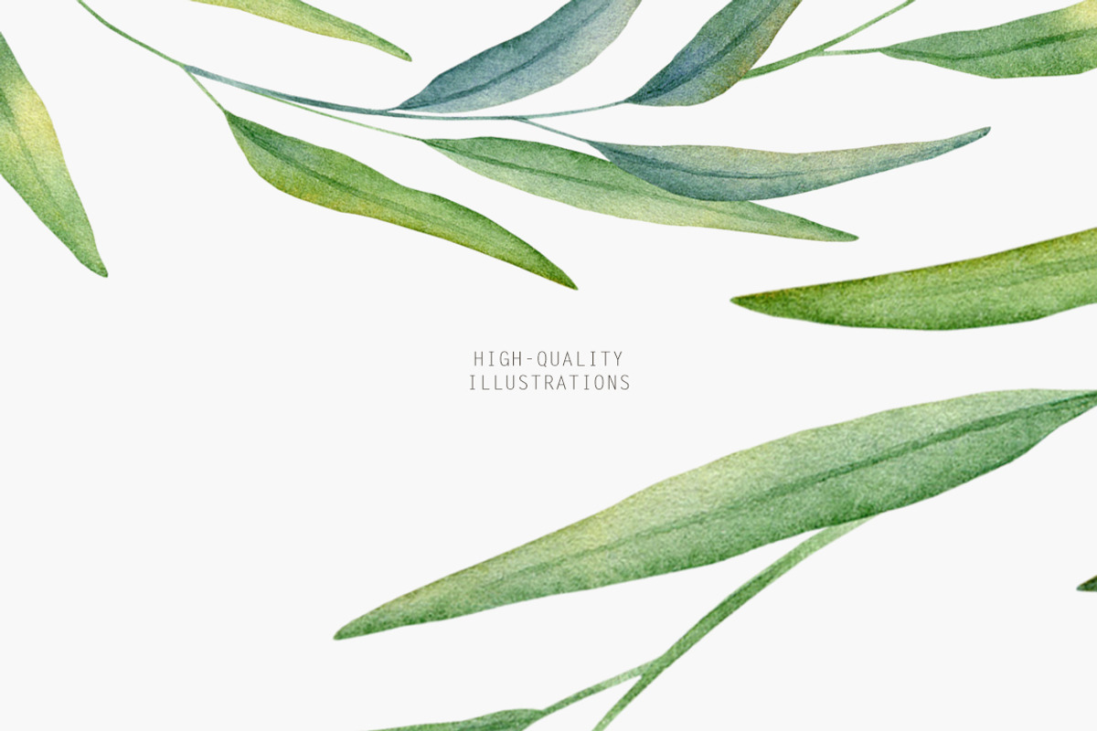 Greenery seamless pattern, a Pattern Graphic by Daryartsy (Photo 3 of 3)