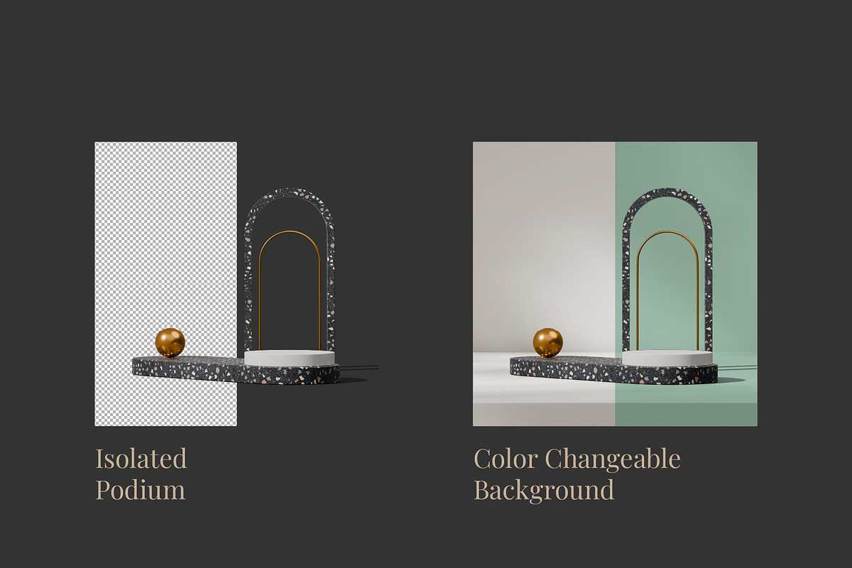 5 Podium with Transparent Background, a Background Graphic by faustudio (Photo 2 of 7)