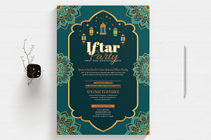 Creative Iftar Party Flyer Template, a Flyer Template by MightyDesign