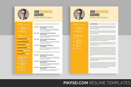 Resume CV | Resume Templates ~ Creative Market