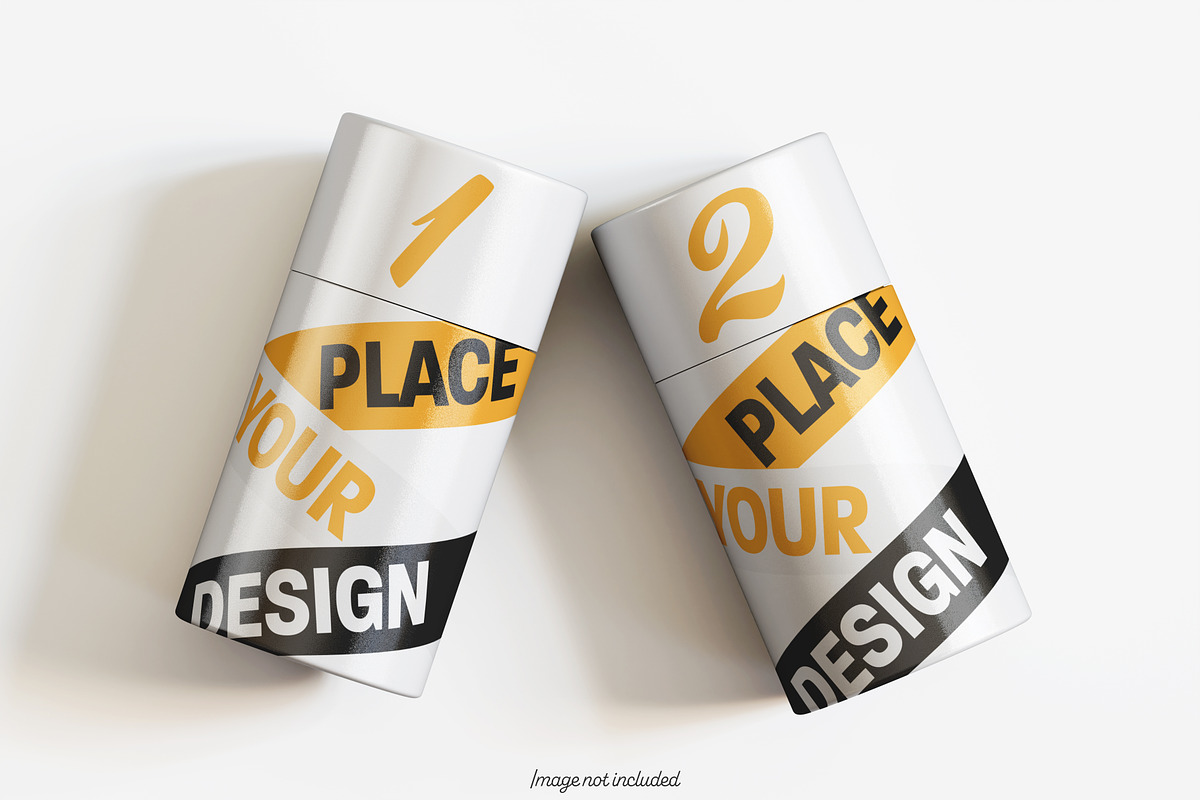 Paper tube pack mockup bundles V2, a Packaging Mockup by Ambo Ampeng (Photo 6 of 26)