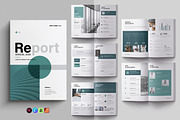 Annual Report Template, a Brochure Template by NorthPeak (Thumbnail 1 of 9)