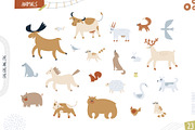Map Creator Vector Bundle, an Animal Illustration by Brandianna (Thumbnail 5 of 16)