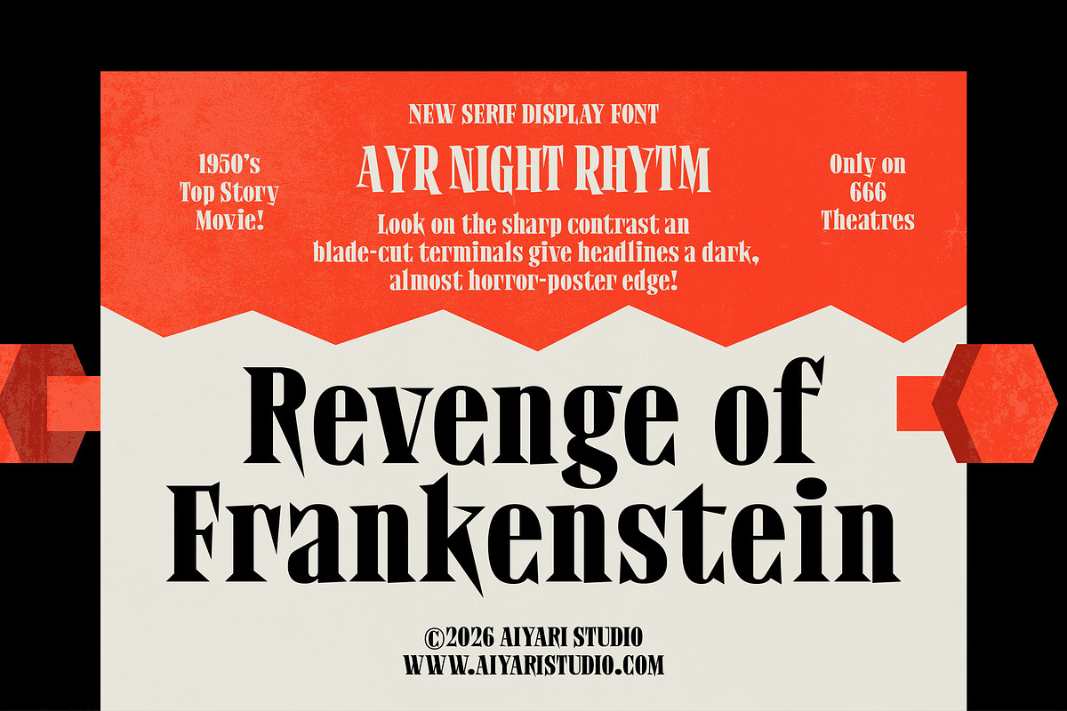 Night Rhytm, a Serif Font by Aiyari (Photo 11 of 11)