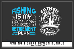 Fishing Quotes T Shirt Bundle