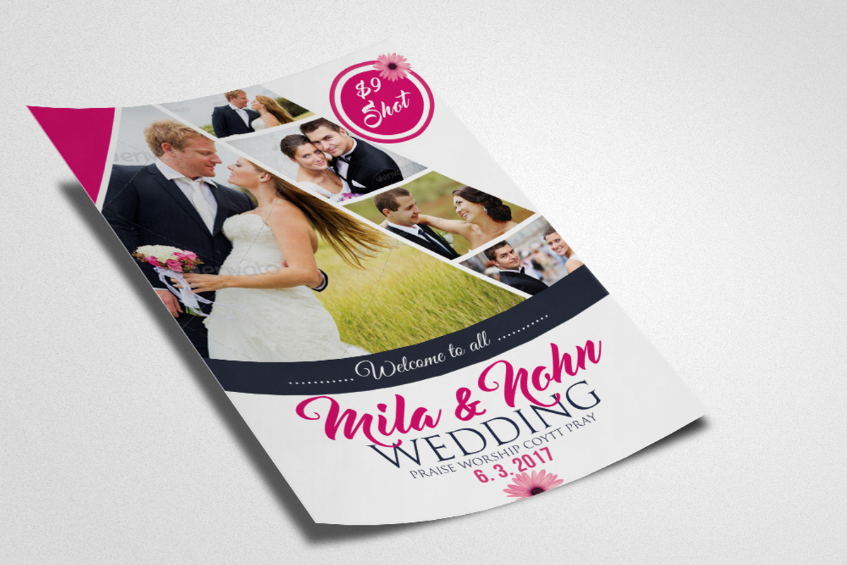 Elegant Wedding Flyer Template, a Flyer Template by Business Flyers (Photo 2 of 2)