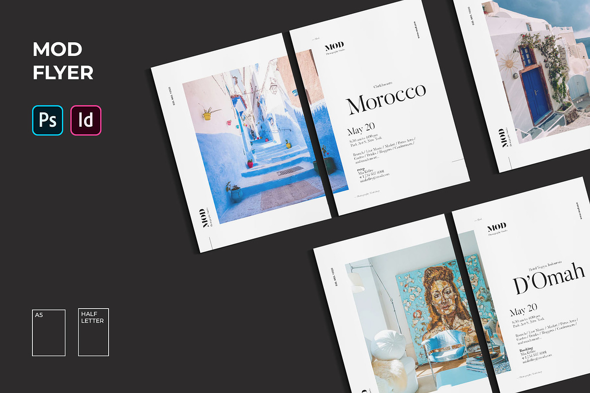 Flyer Template Bundle, a Flyer Template by Moscovita Studio (Photo 3 of 8)