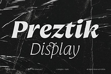 Preztik Display Typeface