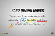 Hand drawn marks, an Object Graphic by Basari Design (Thumbnail 1 of 4)
