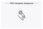Microphone Device Icons Set, an Outline Icon by Designfour (Thumbnail 4 of 7)