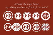 Mega Bundle! Monogram Logo Fonts, a Symbol Font by Intuisi Creative (Thumbnail 8 of 12)