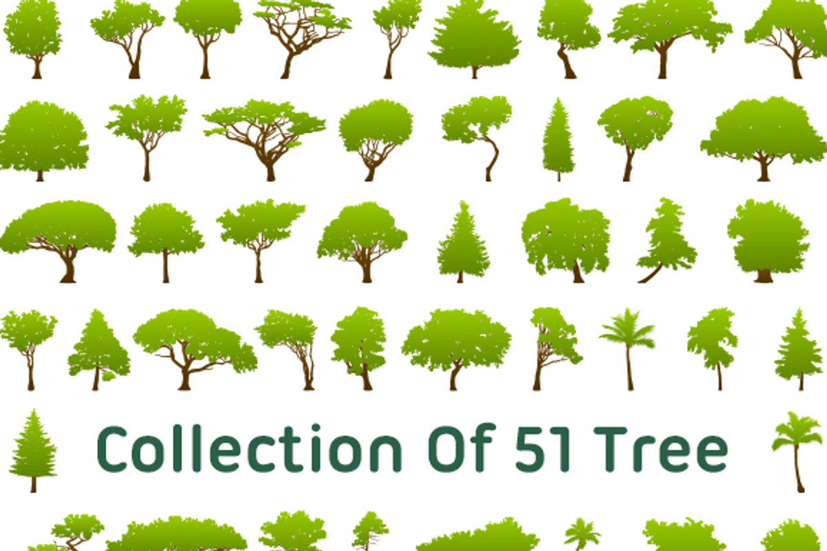 Collection Of 51 Tree, an Illustration by Mantas Bac (Photo 1 of 5)