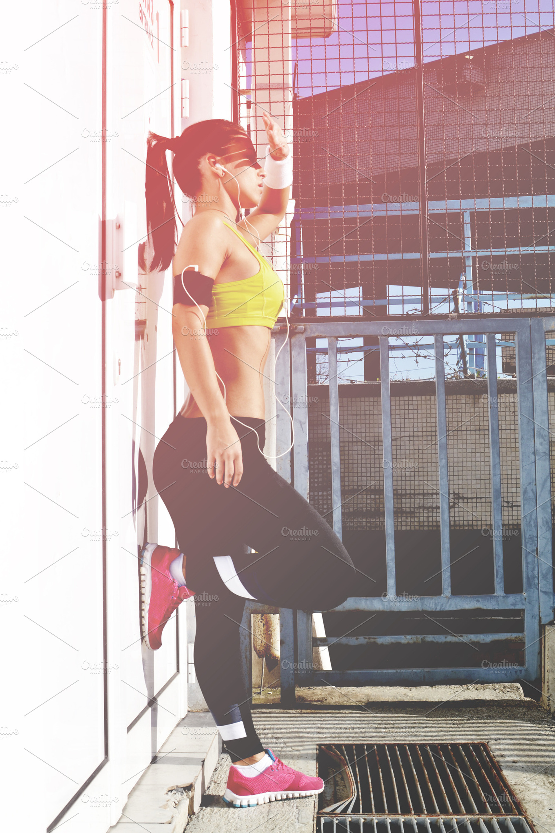 Beautiful Fitness Woman Containing Fitness Woman And Girl
