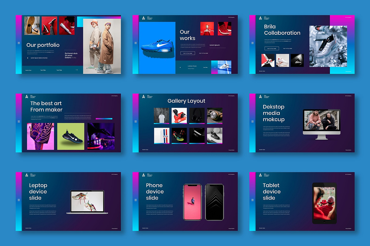 Brila - Business Google Slide, a Presentation Template by Dens Creative Studio (Photo 4 of 6)