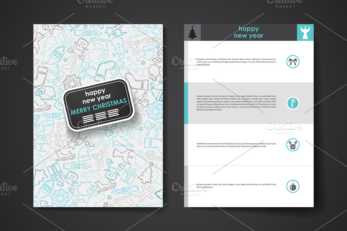 Merry Christmas Brochures, a Brochure Template by Palau (Photo 47 of 49)