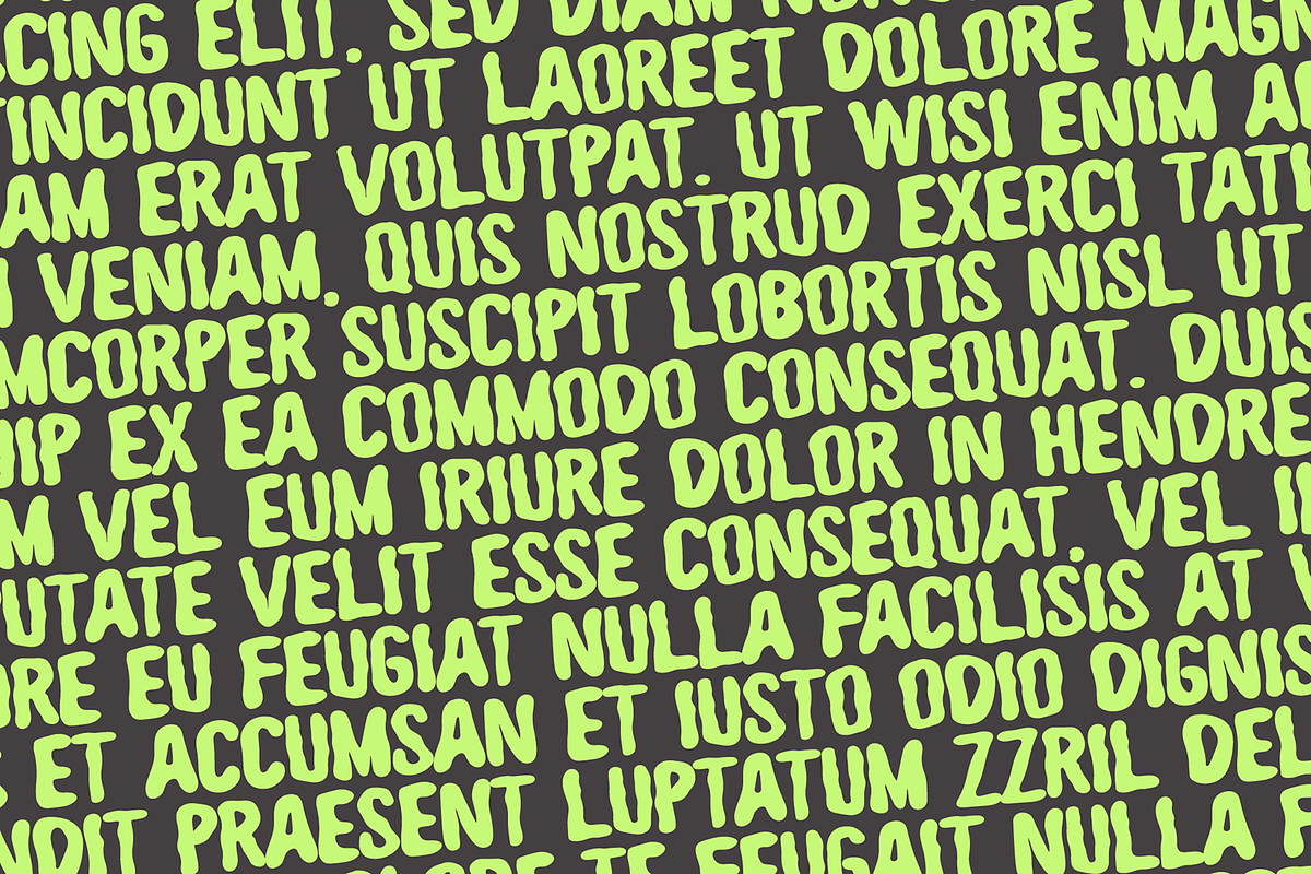 DREADFUL MONSTER Scary Halloween Fon, a Sans Serif Font by Blush Font Co. (Photo 3 of 5)