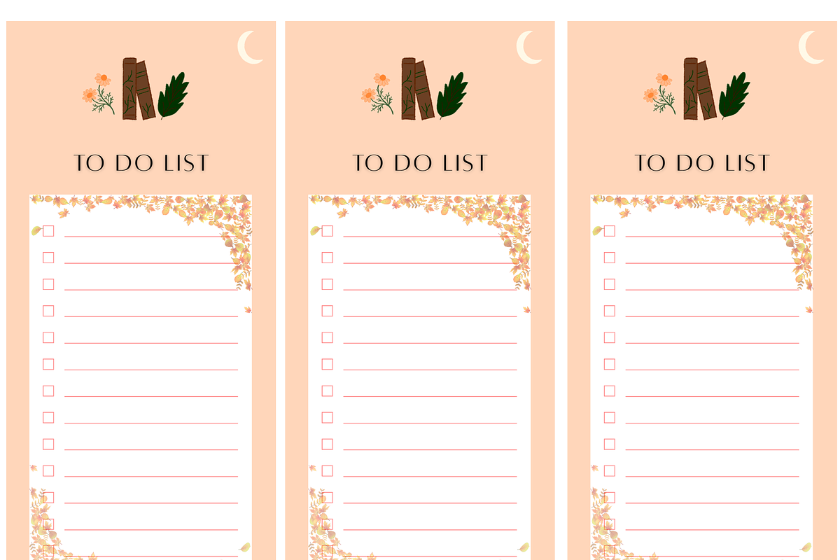 Autumn To-Do List - Printable, a Stationery Template by keetercollective (Photo 1 of 2)