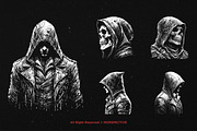 10 Bundle Dark Art Assassins Killer, an Illustration by Morspective (Thumbnail 5 of 7)