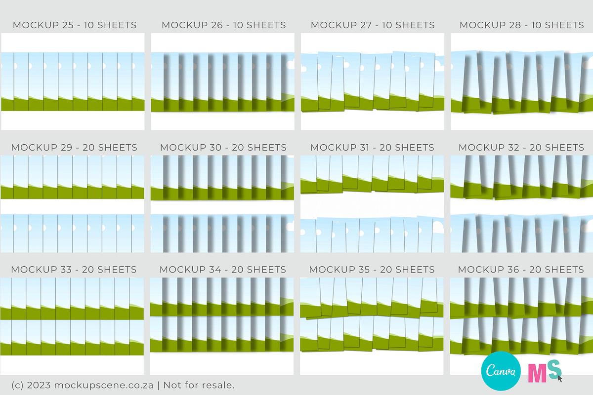 Digital Paper Mockups for Canva, a Mockup by Mockup Scene (Photo 6 of 21)