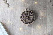 Santa Claus Compass - Laser Cut File, an Object Graphic by VectorPainter (Thumbnail 2 of 11)