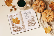 Autumn Vintage Graphic Collection, an Object Graphic by Vasmila (Thumbnail 2 of 11)