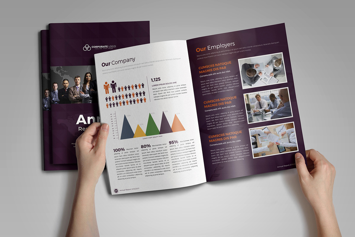 Annual Report Template V3, a Brochure Template by JanySultana (Photo 9 of 14)