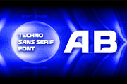 Drizy Wiggy - Techno Sans Serif font, a Sans Serif Font by Drizy (Thumbnail 2 of 9)