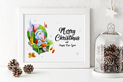 Christmas Greeting Card Template, a Card Template by ElephantArts (Thumbnail 5 of 8)