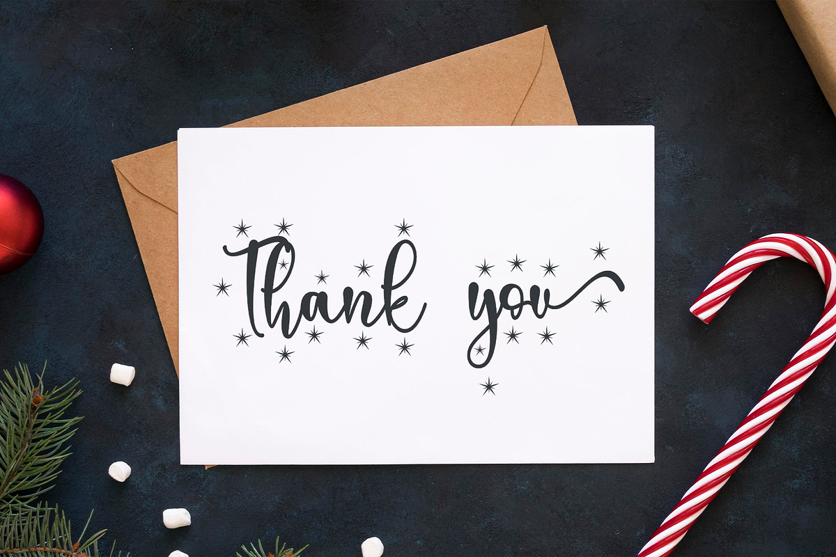 Christmas glamour, a Script Font by Letterara (Photo 9 of 9)