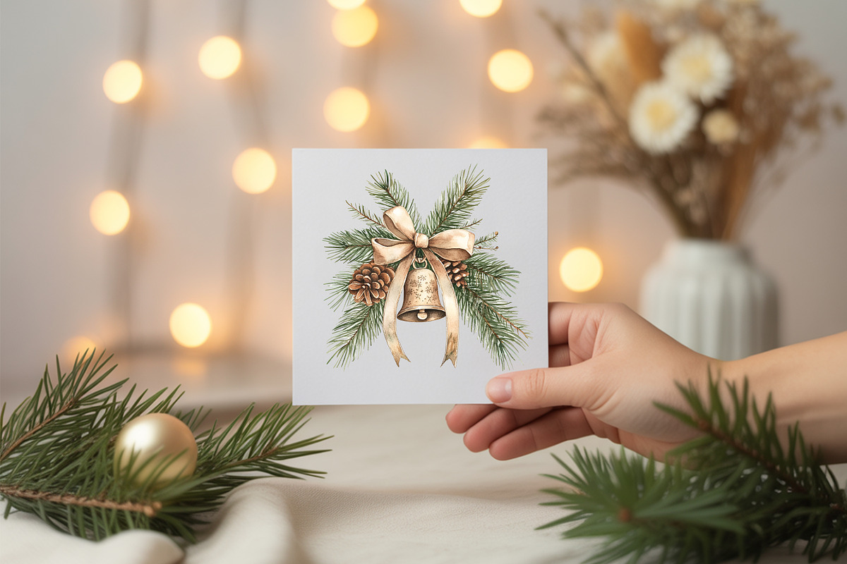 Vintage Christmas, a Seasonal Illustration by Vasmila (Photo 6 of 10)