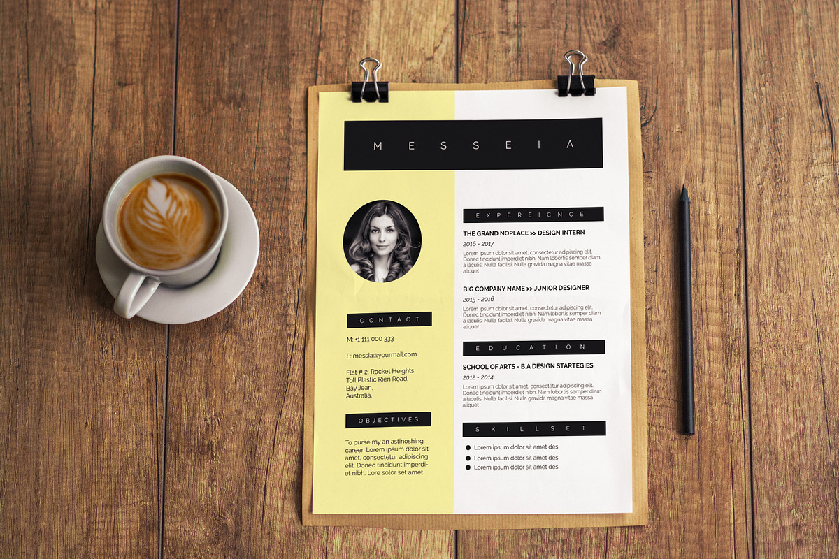 Resume / CV ( MS WORD), a Resume Template by ZohairKhanLtd