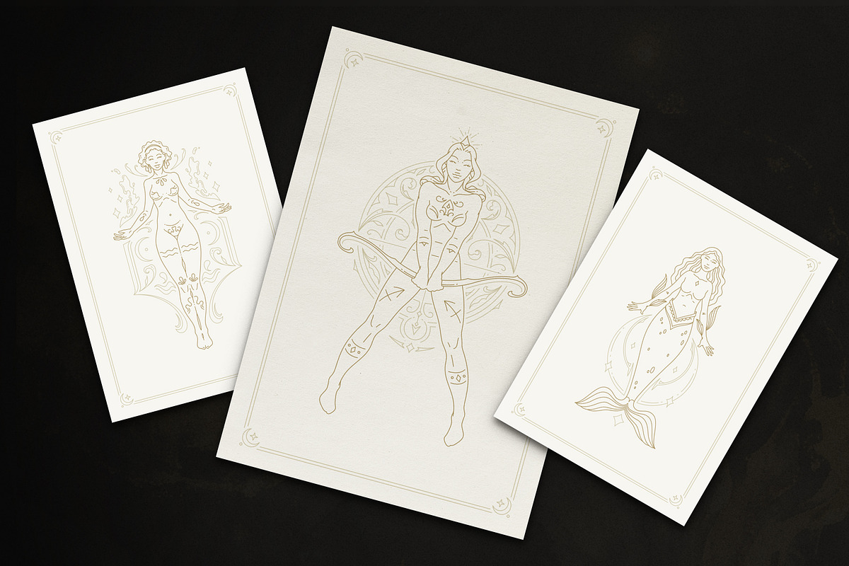 Zodiac Collection | Canva, a Card Template by Vasya Kobelev (Photo 4 of 7)
