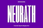Neurath - Futuristic Display Font, a Sans Serif Font by Luna Shop (Thumbnail 1 of 7)