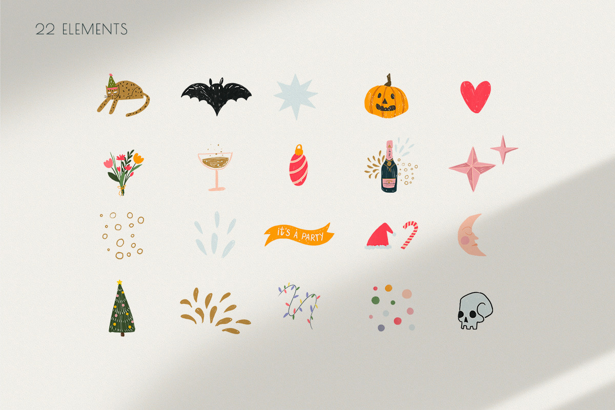 Let's Dance Party Collection, a Decorative Illustration by Pattern.Culture (Photo 3 of 11)