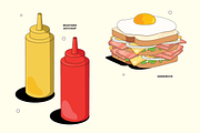 Fast Food Vector Illustration, a Food Illustration by TheFoodAtlas (Thumbnail 13 of 16)