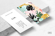 Tropical || Business Card Template, a Business Card Template by Human-made. Made to feel. (Thumbnail 1 of 3)