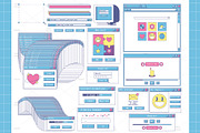 Retro windows collection, an Object Graphic by Valeria Soloveva (Thumbnail 3 of 8)