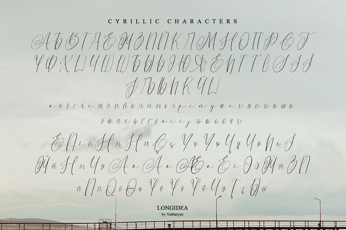 Longidea, a Script Font by Nathatype (Photo 9 of 10)